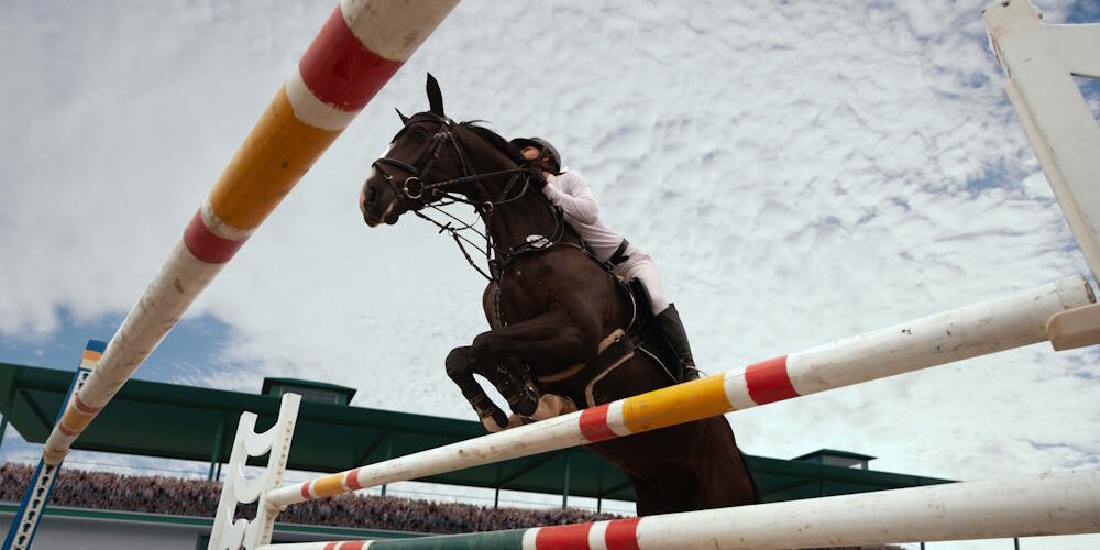 equestrian-sport-young-girl-rides-horse-championship